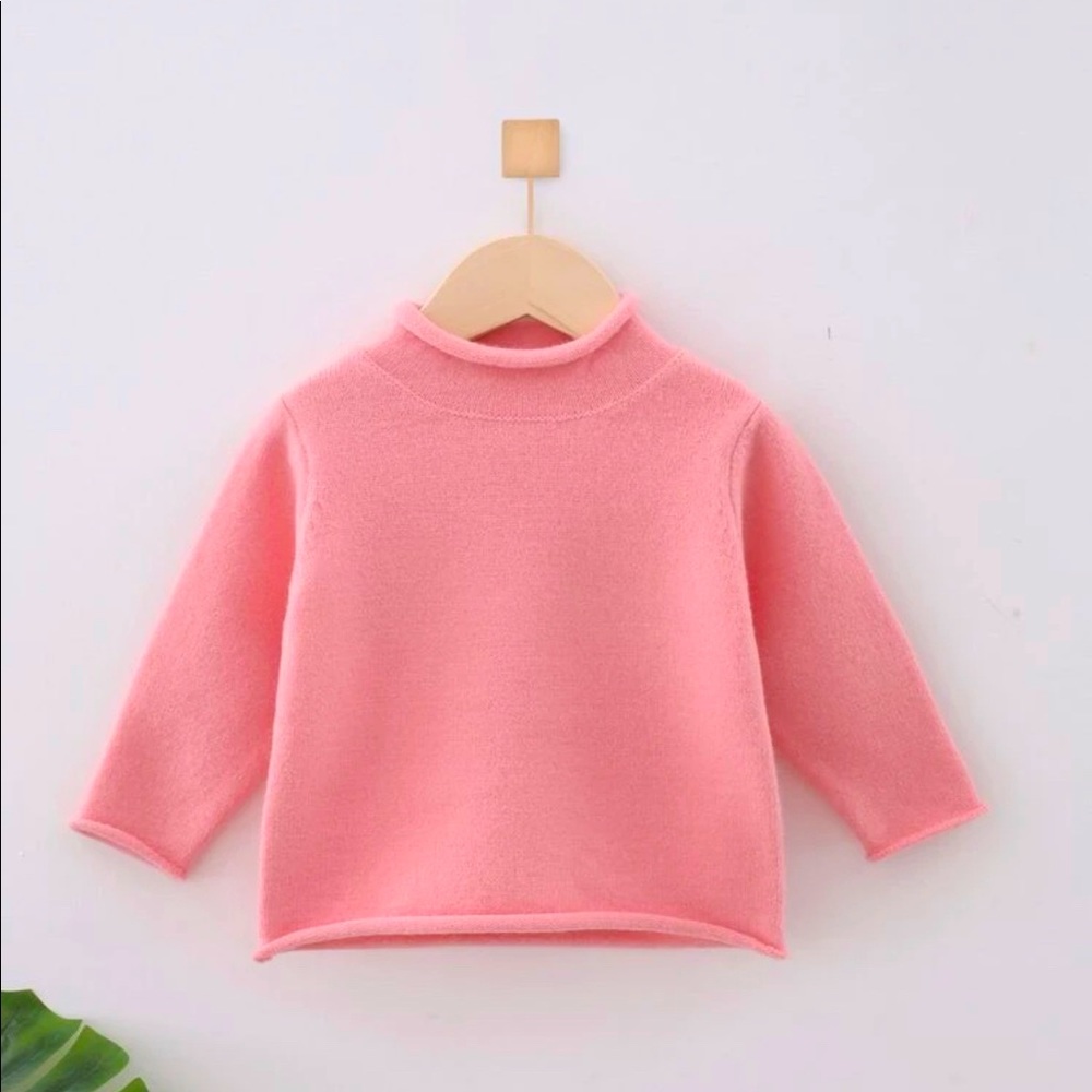 Toddler mock neck sweater